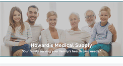 Desktop Screenshot of howardsmedical.com